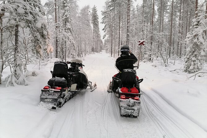 3H Private Snowmobile Experience in Rovaniemi's Forest - Frozen rivers and lakes when conditions permit