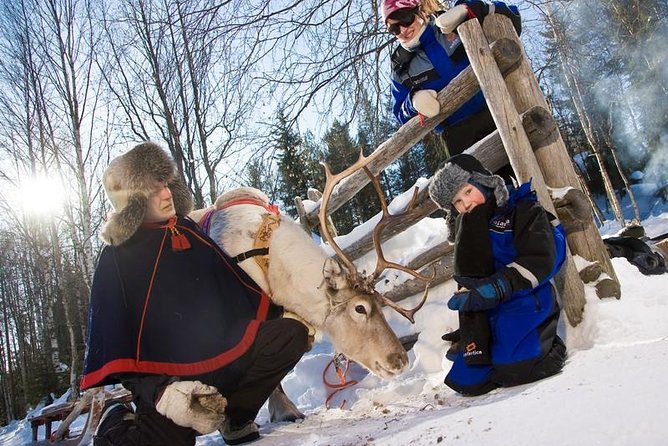 Arctic Delight - Visit to Santa's Village and snowmobiling to reindeer farm - Santa Claus Village before the crowds