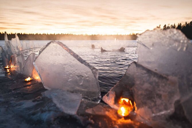 Aurora Arctic Ice Floating in Rovaniemi, Small-group - Campfire drinks, cookies, and Finnish conversation