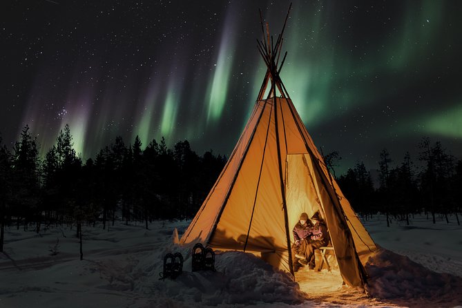 Aurora Borealis Picnic in Rovaniemi - Who will enjoy this evening most?