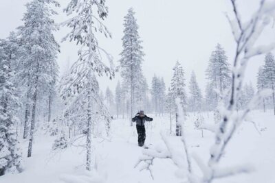 Backcountry skiing adventure