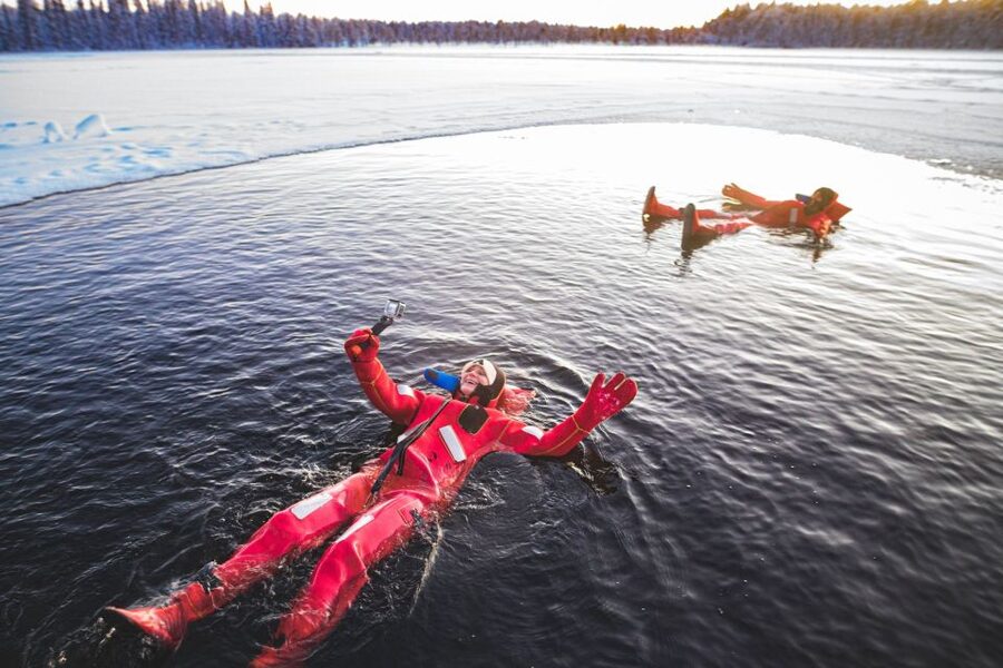 Daytime Ice Floating Rovaniemi, Frozen Lake Experience - How much value do you get for $134?