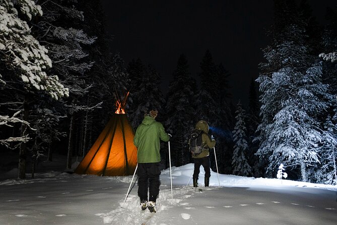 Evening Ski Trek to the Wilderness - Extra Small group - The return ski and possible aurora search