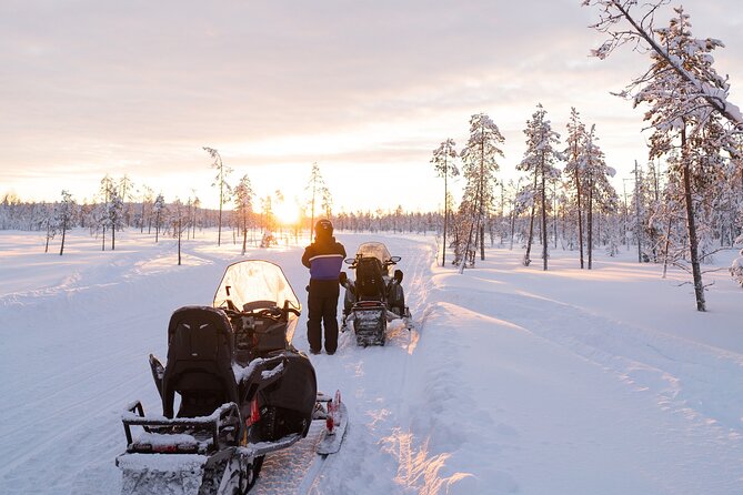 Evening Snowmobile Safari in Rovaniemi - Starting at Arctic Circle Snowmobile Park