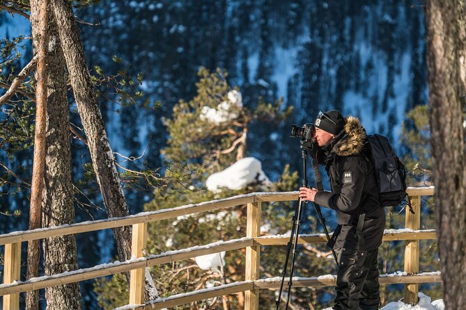 Frozen Waterfalls of Korouoma Canyon tour with Pro Photos & BBQ - Getting equipped for Finnish winter