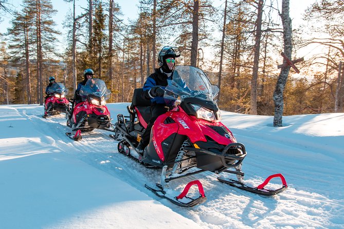 Full Day Snowmobile Safari into the Lappish Wilderness in Rovaniemi - A Lappish lunch beside the fire