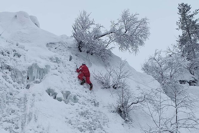 Guided Ice Climbing Activity in Pyhä - Two climbs make the 2.5-hour schedule worthwhile