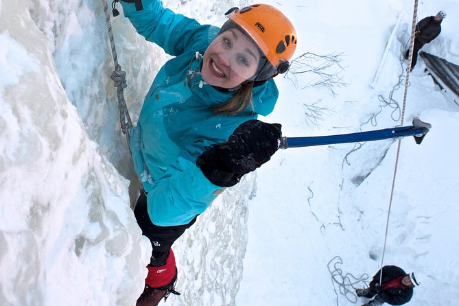 Guided Ice Climbing Activity in Pyhä - Meeting at Hotel Pyhätunturi, then walking into the trees