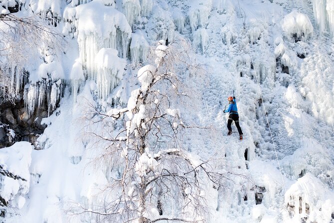 Half-Day Premium Ice Climbing in Pyhä Lapland - Starting at CAMP Kitchen & Bar at 11:30