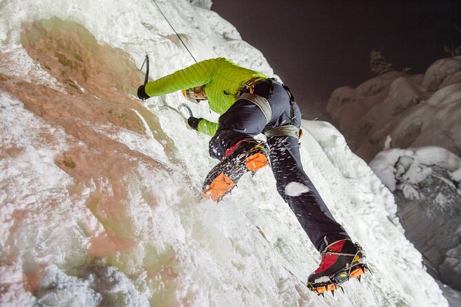 Half-Day Premium Ice Climbing in Pyhä Lapland - A short walk to Tajukangas
