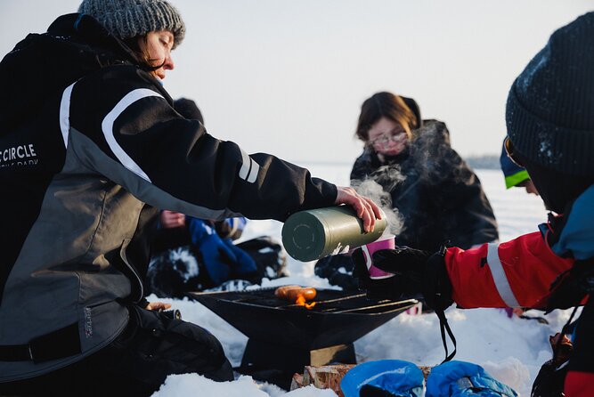 Ice Fishing and Snowmobile Safari Combo in Lapland - A family outing with important limits