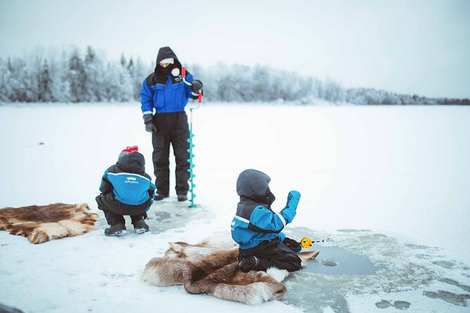 Ice Fishing Like a Finn, Apukka Adventures Rovaniemi - The cold is part of the bargain