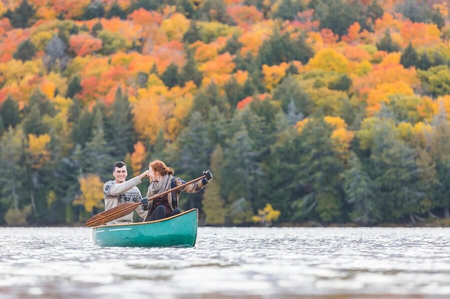 Lapland: Canoeing Trip with Reindeer and Husky Farm Tour - A full day of animals, forest, and water
