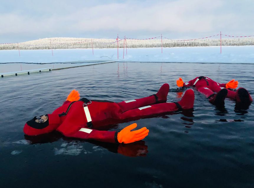 Lapland: Ice Fishing, Floating & BBQ Snow Adventure - Who will get the most from this outing?