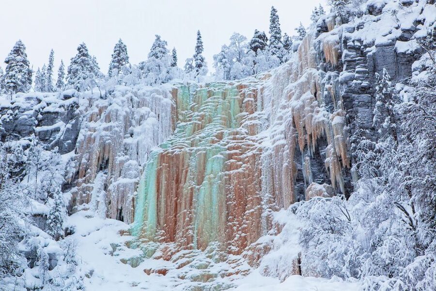 Lapland: The Frozen Waterfalls of Korouoma Tour - The road from Rovaniemi to Korouoma