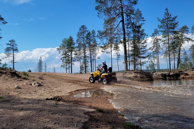 Midnight Sun ATV Ride During the Golden Hour from Rovaniemi - From central Rovaniemi to the forest trail
