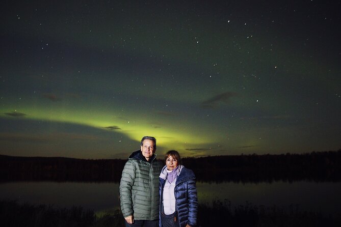Northern lights hunting photo tour with bbq; small groups - Photography: a valuable extra with a weak point