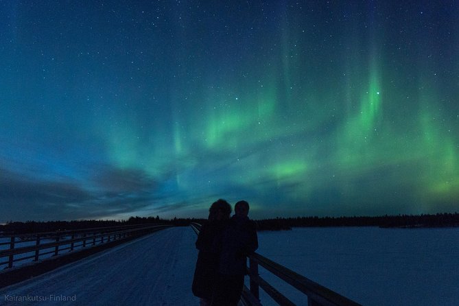 Northern lights hunting with car - When the northern lights appear