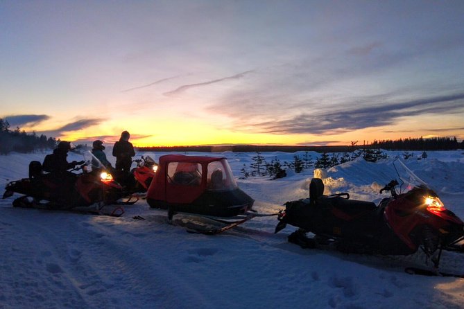Northern Lights Night by Snowmobile (private tour) - Snowmobile riding after dark
