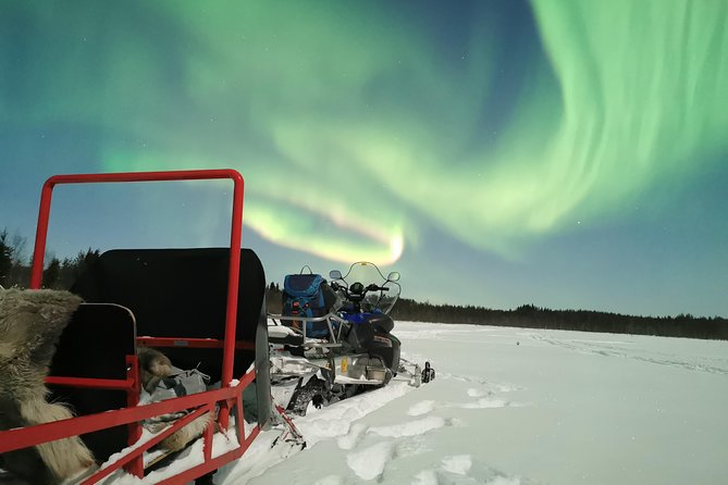 Northern Lights Sledge Ride - Starting at Koskikatu or Santa Claus Village