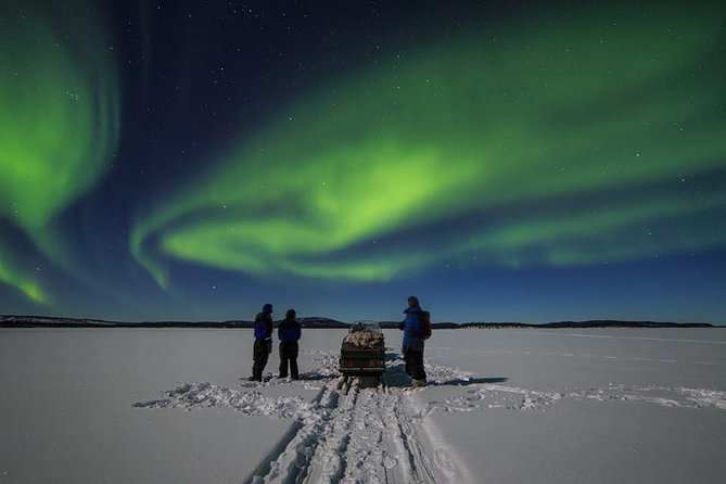 Northern lights tour to Lake Inari from Ivalo, Reindeers & Dinner - From Ivalo to Koppelo in the Arctic dark