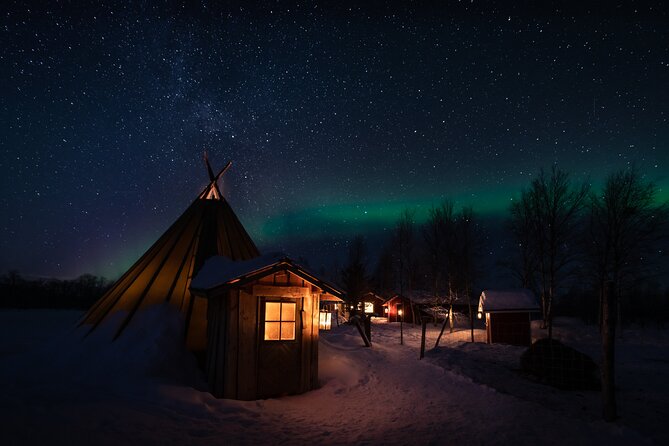 Northern lights tour to Lake Inari from Ivalo, Reindeers & Dinner - What you eat in the Lappish teepee