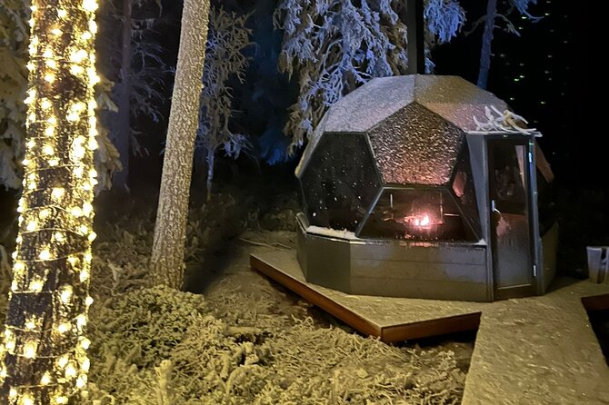 PRIVATE Party dinner in a Glass Igloo Under Northern Lights - Hunting the Northern Lights