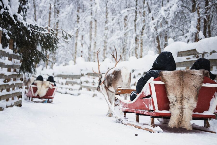 Rovaniemi: Arctic Circle Highlights by Snowmobile - Free time at Santa Claus Village