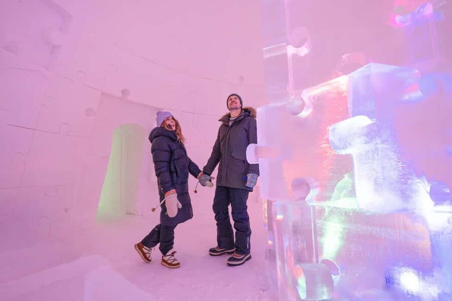Rovaniemi: Arctic Snow Hotel Tour - How can a sauna be made from snow?