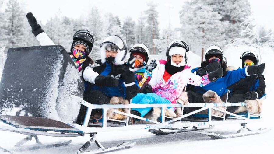 Rovaniemi: Family Snowmobile Safari with Campfire and Snacks - Pickup planning from Rovaniemi hotels
