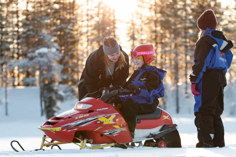 Rovaniemi: Family Snowmobile Trip with Guide and Picnic - The guide can make the day work for mixed abilities