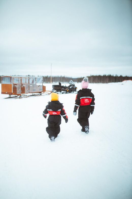 Rovaniemi: Family Snowmobiling Trip - Who will enjoy this most?