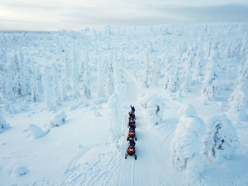 Rovaniemi: Full-Day Snowmobile Safari into the Wilderness - Leaving Rovaniemi for the backwoods