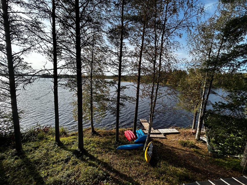 Rovaniemi: Guided Wilderness Kayaking Adventure - A calm start outside Rovaniemi