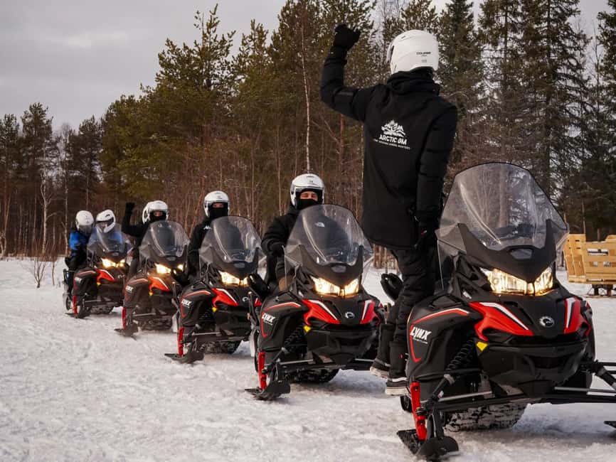 Rovaniemi: Guided Wilderness Snowmobile Safari & Barbeque - Key details at a glance