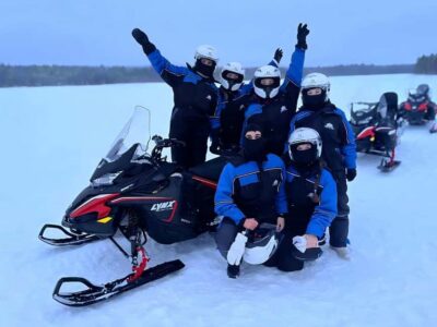 Guided Wilderness Snowmobile Safari & Barbeque