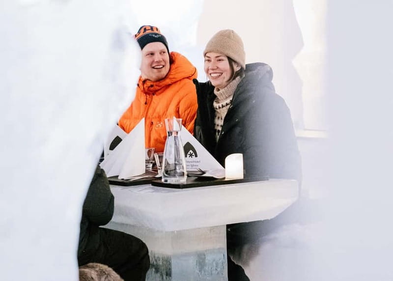 Rovaniemi: Ice Restaurant Dinner with Snow Sauna & jacuzzi - Simple preparation that makes a big difference