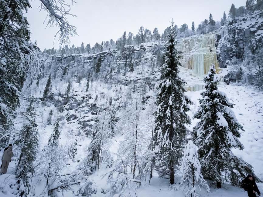 Rovaniemi: Korouoma Canyon & Frozen Waterfalls Tour with BBQ - What $158 gets you