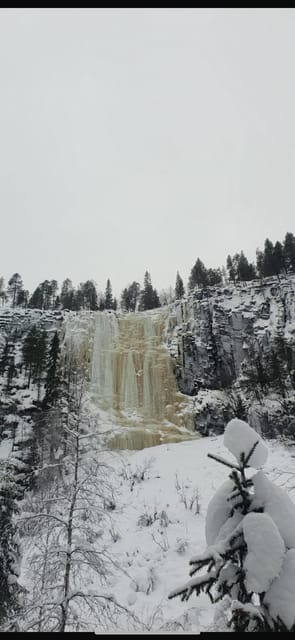 Rovaniemi: Korouoma Frozen Waterfalls Hike & Hot BBQ Lunch - Frozen waterfalls and the Korouoma canyon walk
