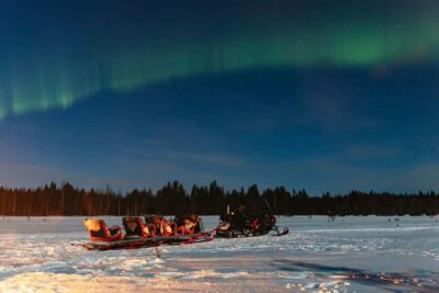 Northern Lights Family-Friendly Snowmobile Safari
