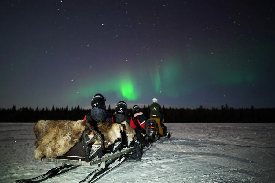 Rovaniemi: Northern Lights Sleigh Ride - What $58 buys you