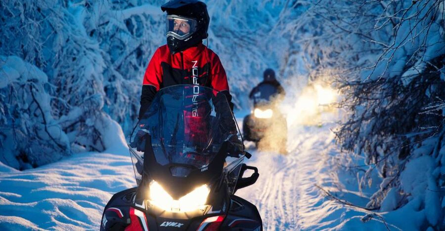 Rovaniemi: Northern Lights Snowmobile Tour - The campfire stop and Arctic snack