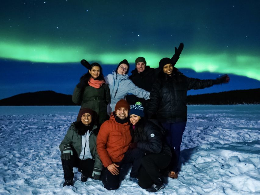 Rovaniemi: Northern Lights Tour with Guaranteed Sightings - Pickup, warm vans, and the first hour