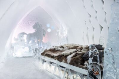 Snow Hotel Tour with Food by the Fire