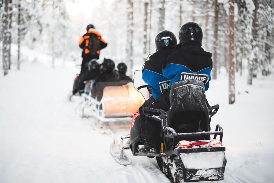 Rovaniemi: Snowmobile Safari into the Arctic Circle Forest - Riding the Arctic Circle forest trail