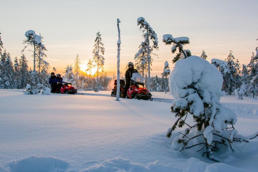 Rovaniemi: Snowmobile Safari to a Reindeer Farm - From Rovaniemi to the Arctic trail