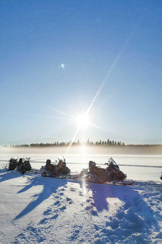 Rovaniemi: Snowmobiling and Ice Fishing - The fishing stop and the slow side of Lapland