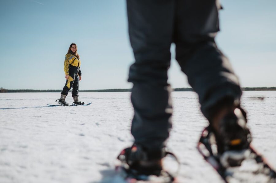 Rovaniemi: Snowshoe Walk to The Arctic Nature - The forest pause with a hot drink
