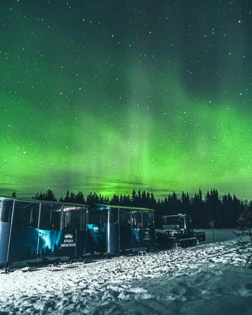 Rovaniemi: Snowtrain to Northern Lights Camp - Riding the Snowtrain into the Arctic night