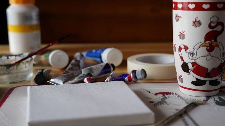 Rovaniemi: Workshop - Aurora painting - A souvenir made by your own hands